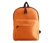 Children's backpack made of 600D polyester with front pocket colour orange