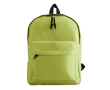 Children's backpack made of 600D polyester with front pocket colour lime