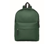 Children's backpack made of 600D polyester with front pocket colour dark green