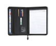 Folder with various compartments and notepad, A4 colour black