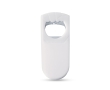 Bottle openers in plastic for promotional events colour white