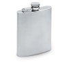 Hip flask for promotional gifting, 200 ml colour matt silver