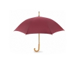 Automatic umbrella with pole, tips and crown of wood, Ø 104 colour burgundy