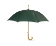 Automatic umbrella with pole, tips and crown of wood, Ø 104 colour green