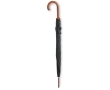 Manual umbrella with pole, tips and crown, Ø 104 colour black