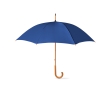 Manual umbrella with pole, tips and crown, Ø 104 colour blue