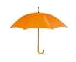 Manual umbrella with pole, tips and crown, Ø 104 colour orange