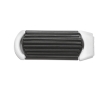 Foldable hairbrush with mirror, for promotional giveaways colour white