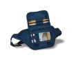 Bum bag with card pocket, made of 600D polyester colour blue