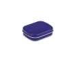 Peppermints in a metal box for promotions colour blue