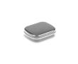 Peppermints in a metal box for promotions colour matt silver