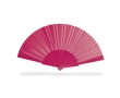 Paper fans in bright colours for summer events, printable colour fuchsia