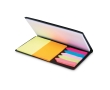 Sticky notes pad set with a case colour black