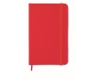 Notebook with lined pages for promotions, A6 colour red