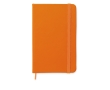 DIN, notebook with soft PU cover and lined paper, A5 colour orange