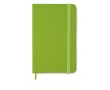 DIN, notebook with soft PU cover and lined paper, A5 colour lime
