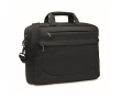 RPET laptop bag with removable and adjustable strap, 15'' colour black