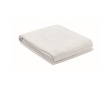 Lightweight cotton waffle blanket, 300 g/m2 colour white
