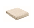 Lightweight cotton waffle blanket, 300 g/m2 colour beige