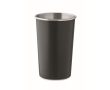Reusable recycled stainless steel mug, 300ml colour black
