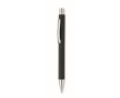 Pen made of recycled paper with blue ink colour black