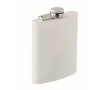 Stainless steel custom flask, 190 ml colour white