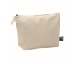 Cotton toiletry bag, 180 g/m2, thin fairtrade colour beige