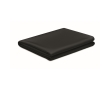 Rectangular polyester tablecloth, 280 x 210 cm, 180 g/m2 colour black