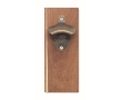 Bottle opener made of acacia wood with magnet colour wood