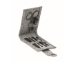 6-piece manicure set in a RPET felt case colour grey