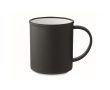 Vintage recycled plastic mug, 300 ml colour black