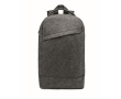 RPET felt laptop backpack with trolley holder, 13'' colour dark grey