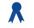Honour brooch made of metal with a metal clip colour royal blue
