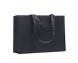 Elongated bag made of RPET with long handles, 80 g/m2 colour blue