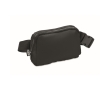 Practical bum bag made of RPET with a compartment colour black