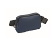 Practical bum bag made of RPET with a compartment colour blue