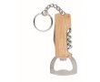 Keyring as a multifunctional tool in a bamboo case colour wood