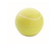 Tennis ball shaped lip balm with vanilla aroma, SPF 10 colour yellow