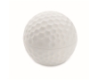 Golf ball shaped lip balm with vanilla aroma, SPF 10 colour white