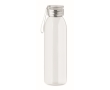 Single-wall stainless steel bottle with silicone handle, 650ml colour white