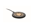 Wireless charging station in the shape of a car tire, 15W colour wood