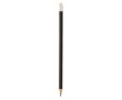 Pencil in natural color with eraser colour black