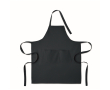 Apron, adjustable neck, front pockets, 240 g/m2 colour blue