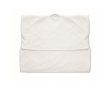 White cotton baby towel with hood, 300 g/m2 colour white