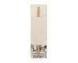 Pencil with eraser presented in seeded paper colour white