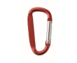 Aluminium carabiners in many colours to hang things on colour red