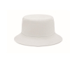 Bucket hat made of cotton, 260 g/m2 colour white