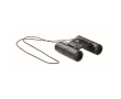 Compact ABS binoculars with matching wrist strap colour black
