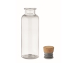 Tritan Renew™ bottle with round cork lid, 500 ml colour transparent