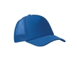 Polyester baseball cap with foam reinforcement, 150 g/m2 colour royal blue